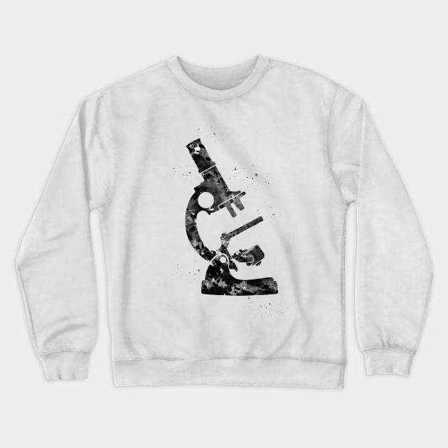 Microscope Crewneck Sweatshirt by erzebeth